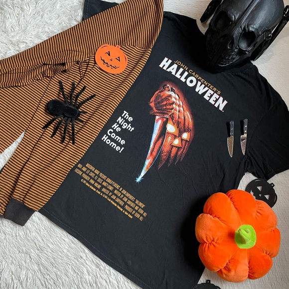 John Carpenters Halloween promo movie poster tee - Picture 13 of 14